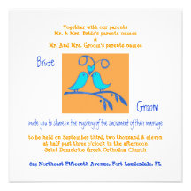 Oiseaux audacieux Stefana Invitations