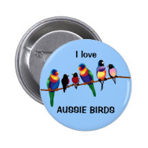 Oiseaux australiens badges