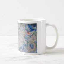 Oiseaux bleus et tasse de bébé
