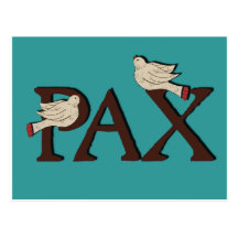 Oiseaux de carte postale de Pax (paix)