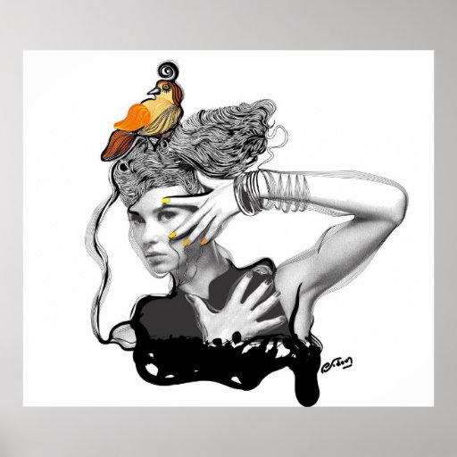 Oiseaux de mon esprit affiches