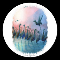 OISEAUX D'EAU autocollants