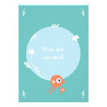 OISEAUX DOUX PILOTANT LA CARTE SKYBLUE D'INVITATIO