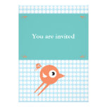 OISEAUX DOUX PILOTANT LA CARTE SKYBLUE D'INVITATIO