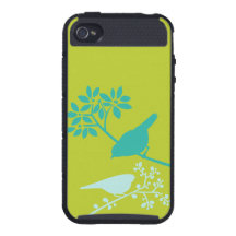 Oiseaux jaunes et verts