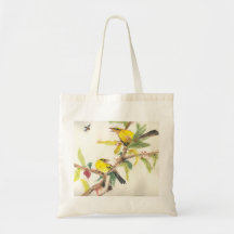 Oiseaux jaunes sacs