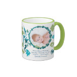 Oiseaux mignons de stat de bébé de tasse de photo 