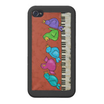 oiseaux sur le coque iphone de clavier coques iPhone 4