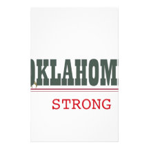 Oklahoma Strong Customized Stationery