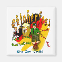 Oktoberfest Magnets Pour Réfrigérateur