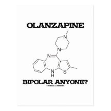 Olanzapine bipolaire n'importe qui ? (Molécule chi Cartes Postales