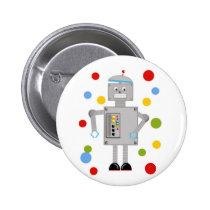 Ollie le robot badges publicitaires
