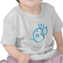 OM-ganpati-turqoise T-shirt