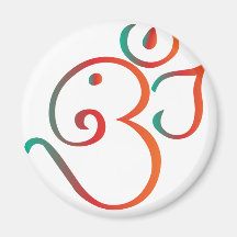 OM-ganpati-vert-orange Aimants