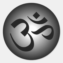 OM indou - symbole de méditation Autocollants