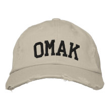 Omak a brodé le chapeau casquette de baseball