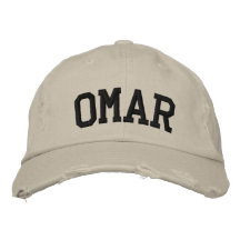 Omar a brodé le chapeau chapeau brodé