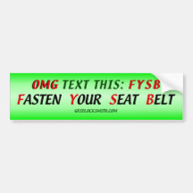 OMGtextFYSB Adhésif Pour Voiture