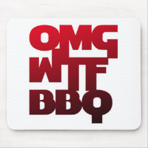 OMGWTFBBQ TAPIS DE SOURIS