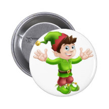 Ondulation d'elfe de Noël Badge