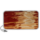 Ondulations oranges haut-parleurs iPod