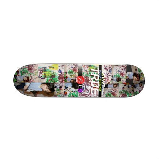 Ont rectifié la première peinture skateboards