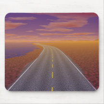 OnTheRoadAgain - camionneur seul Tapis De Souris