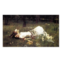 Ophélie - John William Waterhouse Cartes De Visite Professionnelles