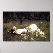 Ophélie - John William Waterhouse Posters