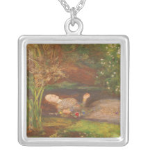 Ophélie par le Preraphaelite victorien vintage de  Collier