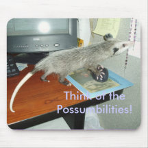 Opossum Mousepad Tapis De Souris