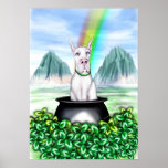 Or blanc du pot O de great dane Affiches