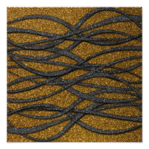 Or et lignes noires impressions photo