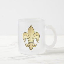 Or Fleur de lis Tasse