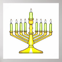 Or Menorah Poster