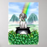 Or noir du pot O de great dane UC Affiche