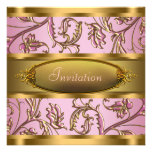 Or rose toutes les invitations de partie d'occasio