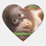 Orang-outan doux de bébé autocollants
