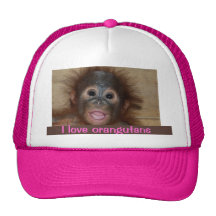 Orang-outan précieux de bébé casquette