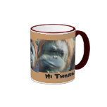 Orang-outan salut !. mugs à café