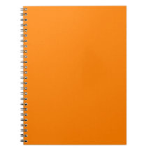 Orange Carnets À Spirale