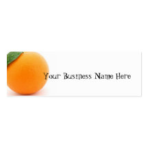 Orange Cartes De Visite Personnelles