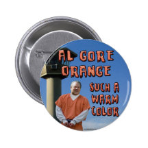Orange d'Al Gore Badges Avec Agrafe
