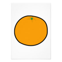 Orange Faire-parts