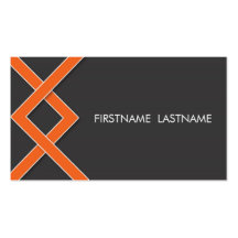 Orange Knot Personal Networking Business Cards