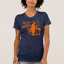 Orange "le T-shirt de PEU DE femmes d'une SORCELLE