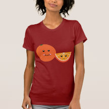 Orange mignonne t-shirts