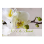 Orchidée blanche • Faire-part de mariage