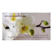 Orchidée • Carte de visite personnel