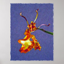 Orchidée de papilio de Psychopsis - copie Posters